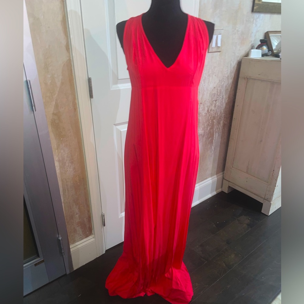 BB Dakota pink maxi dress with beautiful back cut out